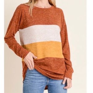 The Classic Color-block Top